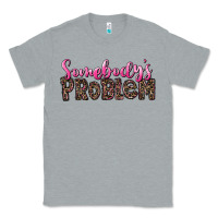 Heather Grey Western Somebody's Problem Classic Tee - LillyAllenDesigns