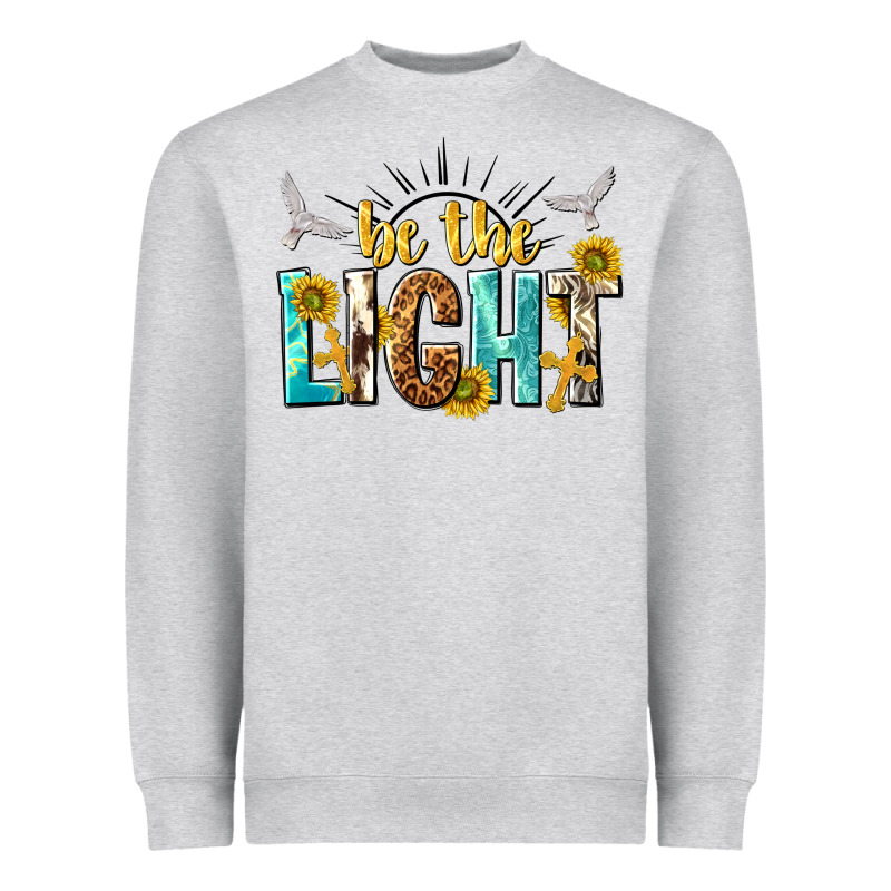 Be The Light Heavyweight Sweatshirt by NancyCooperArtShop | Teevron