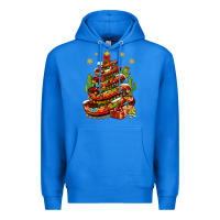 True Royal Christmas Feliz Navidad sombrero tree Premium Hoodie - NancyCooperArtShop