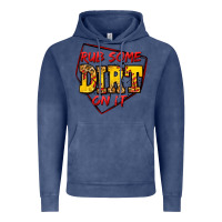 Vintage Denim rub some dirt on it softball Vintage Hoodie - Jasminsmagicworld