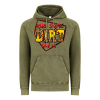 Vintage Olive rub some dirt on it softball Vintage Hoodie - Jasminsmagicworld