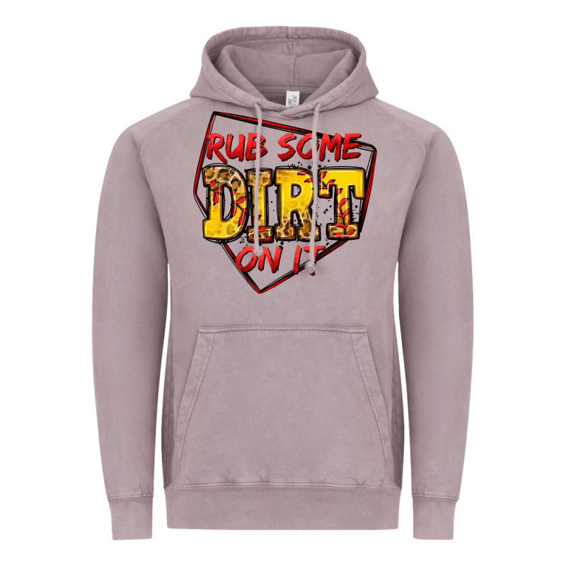 Rub Some Dirt On It Softball Vintage Hoodie by Jasminsmagicworld | Teevron