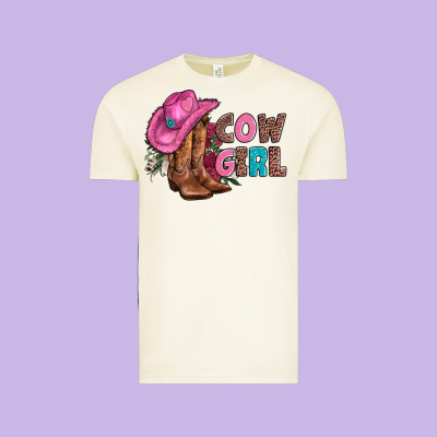 Valentine Day Boots Hat And Roses Vintage Tee Designed By Adodesignshop