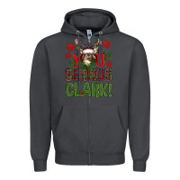 Smoke You serious clark deer Zipper Hoodie - NancyCooperArtShop