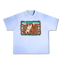 Grape Ice leopard serape cowhide  leather background Urban Heavy Tee - AdoDesignShop