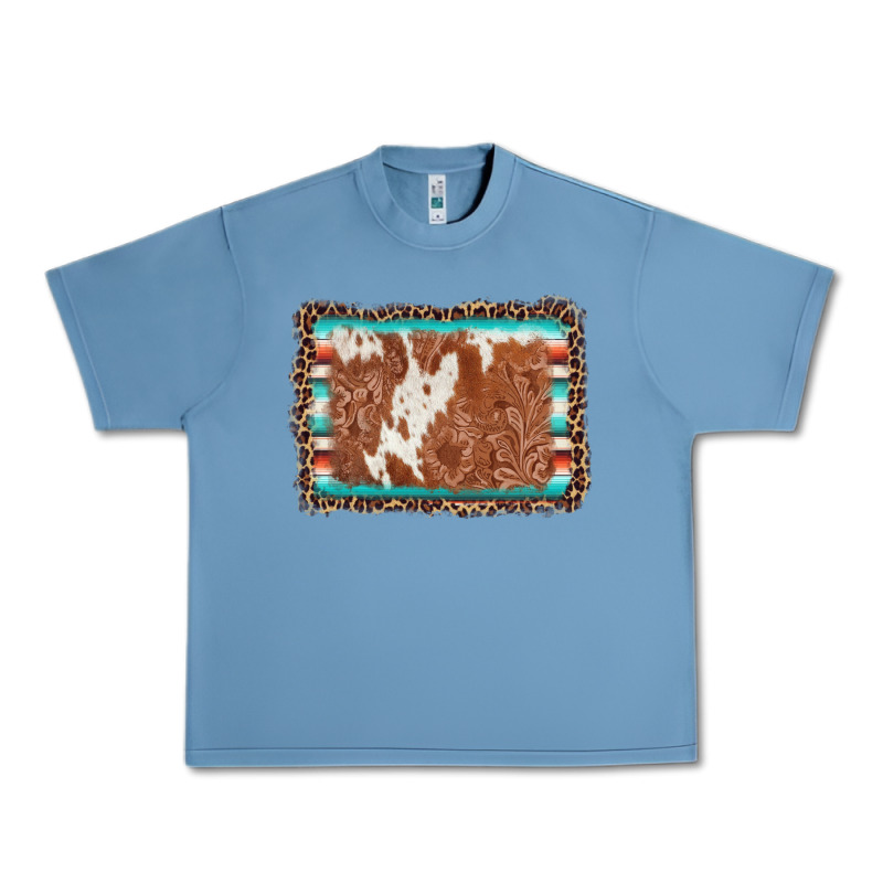 Leopard Serape Cowhide  Leather Background Urban Heavy Tee by AdoDesignShop | Teevron