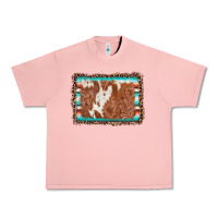 Salmon leopard serape cowhide  leather background Urban Heavy Tee - AdoDesignShop