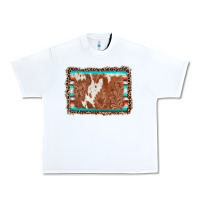 White leopard serape cowhide  leather background Urban Heavy Tee - AdoDesignShop