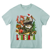Arona Christmas Louisiana Heavy Core Tee - BarkalooDesign