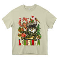 Mossy Christmas Louisiana Heavy Core Tee - BarkalooDesign