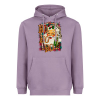 Lavender Ho Ho Ho Santa Heavyweight Hoodie - Bettercallsaul