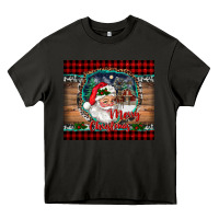 Asphalt merry christmas santa and farm Heavy Core Tee - RanaPortraitStore