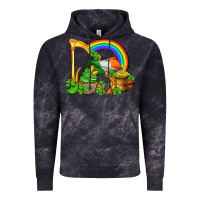 Cloud Black st patricks day  rainbow shamrocks Vintage Hoodie - AdoDesignShop
