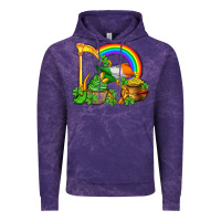 Cloud Purple st patricks day  rainbow shamrocks Vintage Hoodie - AdoDesignShop