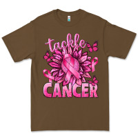 Cacao Tackle Cancer with Sunflower Premium Tee - texasbilliewilder