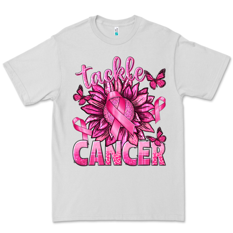 Tackle Cancer With Sunflower Premium Tee by texasbilliewilder | Teevron