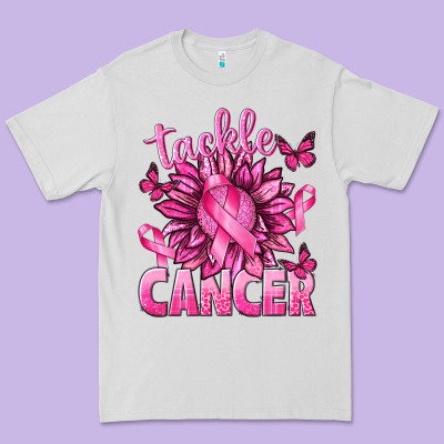 Tackle Cancer With Sunflower Premium Tee Designed By Texasbilliewilder