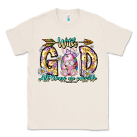 Natural With God All Things Are Possible Easter Day Classic Tee - CowhideDigitalArt