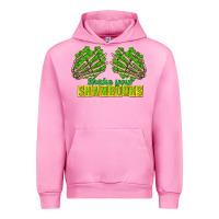Fuchsia Pink Shake Your Shamrocks St. Patrick's Day Urban Hoodie - CowGirlArtShop