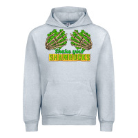 Heather Grey Shake Your Shamrocks St. Patrick's Day Urban Hoodie - CowGirlArtShop