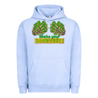 Pigment Grape Ice Shake Your Shamrocks St. Patrick's Day Urban Hoodie - CowGirlArtShop