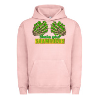 Pigment Salmon Shake Your Shamrocks St. Patrick's Day Urban Hoodie - CowGirlArtShop