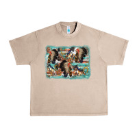 French Oak indian western background Urban Heavy Tee - AdoDesignShop