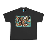 Pigment Black indian western background Urban Heavy Tee - AdoDesignShop