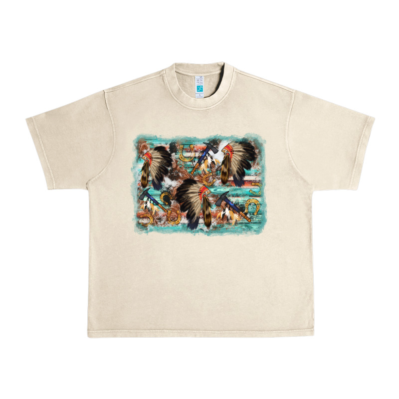 Indian Western Background Urban Heavy Tee by AdoDesignShop | Teevron