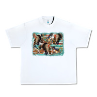 White indian western background Urban Heavy Tee - AdoDesignShop