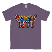 Lavender American Babe With Sunflowers Classic Tee - LillyAllenDesigns
