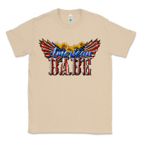 Mushroom American Babe With Sunflowers Classic Tee - LillyAllenDesigns