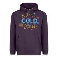 Plum Baby It s Cold Outside Heavyweight Hoodie - Bettercallsaul