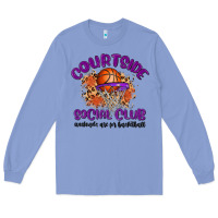 Colony Blue courtside social club Long Sleeve Tee - MaliasSmallBusiness
