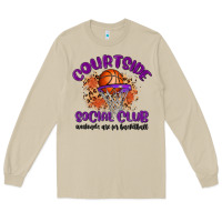 Mushroom courtside social club Long Sleeve Tee - MaliasSmallBusiness