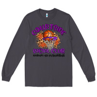 Smoke courtside social club Long Sleeve Tee - MaliasSmallBusiness