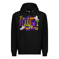 Black I'm a Haunt Mess Premium Hoodie - texasbilliewilder