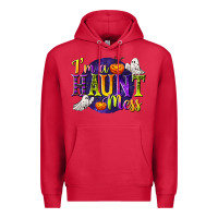 Cardinal I'm a Haunt Mess Premium Hoodie - texasbilliewilder