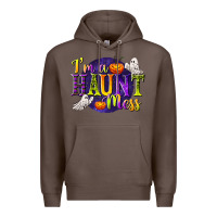 Coffee I'm a Haunt Mess Premium Hoodie - texasbilliewilder