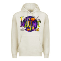 Oatmeal Heather I'm a Haunt Mess Premium Hoodie - texasbilliewilder