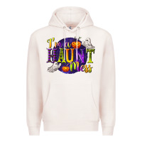 Pale Pink I'm a Haunt Mess Premium Hoodie - texasbilliewilder