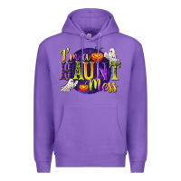 Purple I'm a Haunt Mess Premium Hoodie - texasbilliewilder