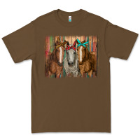 Cacao horses with bandanas Premium Tee - RanaPortraitStore