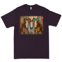 Plum horses with bandanas Premium Tee - RanaPortraitStore