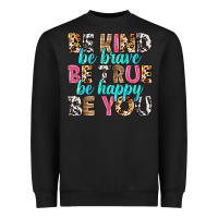 Black be kind be true be you Heavyweight Sweatshirt - NancyCooperArtShop