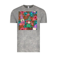 Cloud Rock floral easter gnomes seamless pattern Vintage Tee - Artiststas