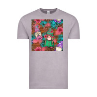 Vintage Zinc floral easter gnomes seamless pattern Vintage Tee - Artiststas