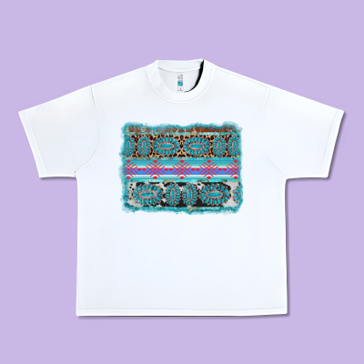 Turquoise Gemstone Background Urban Heavy Tee Designed By Adodesignshop