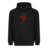 Black Peace Love America Heavyweight Hoodie - Bettercallsaul