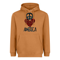 Meerkat Peace Love America Heavyweight Hoodie - Bettercallsaul